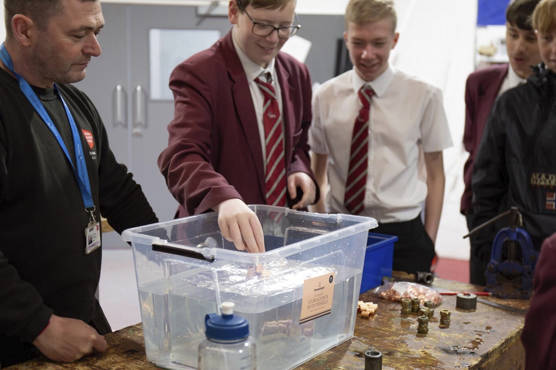 Apprentices deliver interactive STEM experience for 60 students